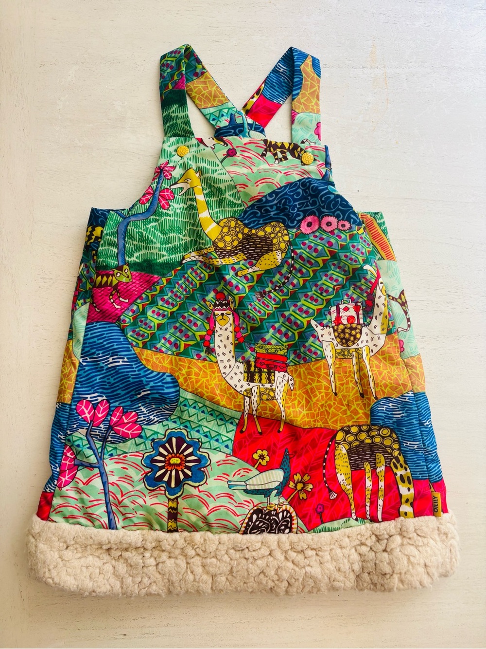 Oilily pinafore Dress 4y